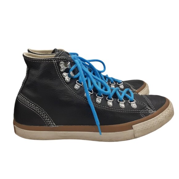 Converse Chuck Taylor All Star Hiker All Star Hi Top Black Leather SZ 9 M/11 W - Picture 1 of 13